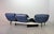 Italian Three-Seat Flexible Veranda Sofa in in Petrol Blue Leather by Vico Magistretti for Cassina, 1980s For Sale - Image 9 of 18