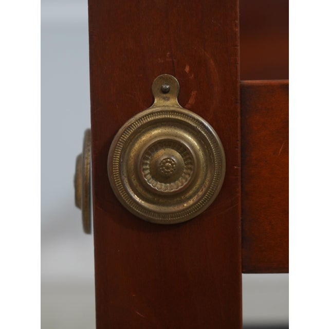 Wood Eldred Wheeler Queen Size Cherry Poster Bed For Sale - Image 7 of 15