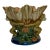 Late 20th Century Majolica Style Monkey Shell Cachepot Bowl For Sale
