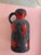 Red Fat Lava Vase from Marei Keramik, in Very Good conditions. Designed 1970 to 1979