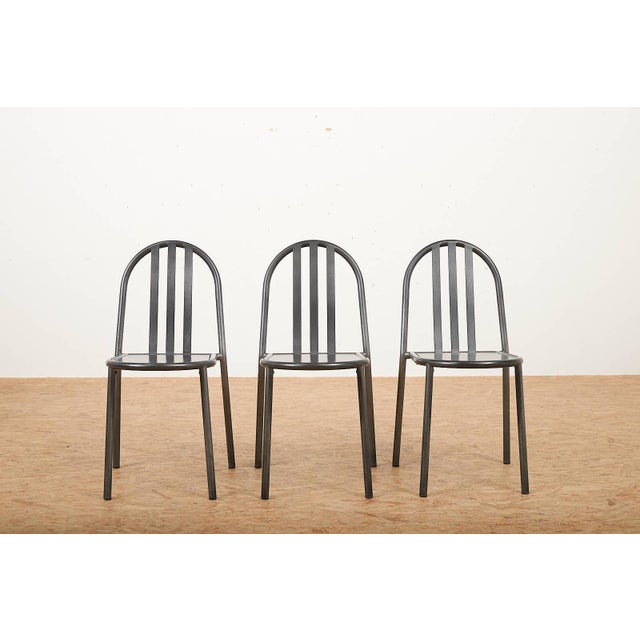 Model No. 222 Chair with Black Lacquered Tubular Steel from Robert Mallet Stevens For Sale - Image 4 of 13