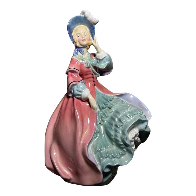 Vintage 1940-1973 English Royal Doulton Porcelain Spring Morning Figurine (Hn 1922) (Retired) For Sale