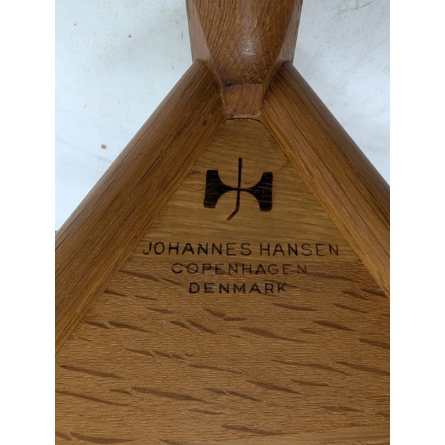 1950s Authentic Hans Wegner Valet Chair Jh540 Johannes Hansen Teak/Oak Stamped - MCM For Sale - Image 15 of 18