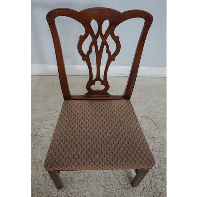 Set of 6 Kittinger D603 Chippendale Mahogany Dining Room Chairs Chairish