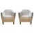 1960s Armchairs in Cream Upholstered Fabric - A Pair For Sale - Image 13 of 13