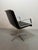Mid-Century Modern Mid-Century Desk Chair with Black Leather Upholstery and Aluminium Frame from Wilkhahn, 1960s For Sale - Image 3 of 9