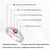 Natural Ruby & Diamond Split Shank Bypass Ring Size 4 in 14k White Gold For Sale - Image 12 of 16