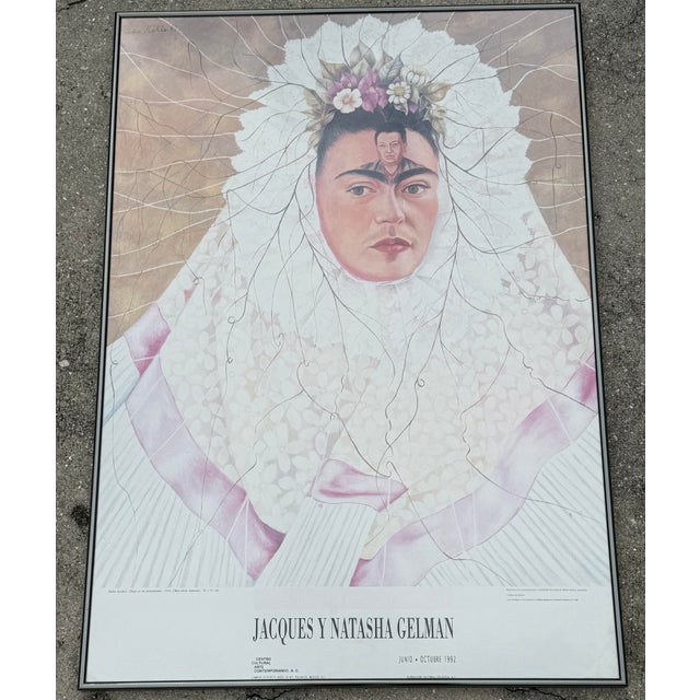 Mid-Century Modern Vintage Frida Kahlo “Diego on My Mind” Exhibition Poster, 1992 For Sale - Image 3 of 12