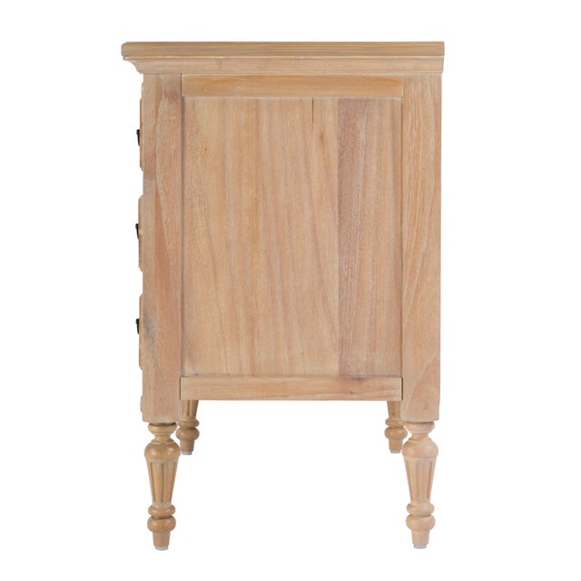 Easterbrook 31.5 in. W Rectangular Wood 4 Drawer Accent Chest, Natural For Sale In Chicago - Image 6 of 9