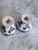 1950s Handpainted Delft Porcelain Egg Cups - a Pair For Sale - Image 4 of 8