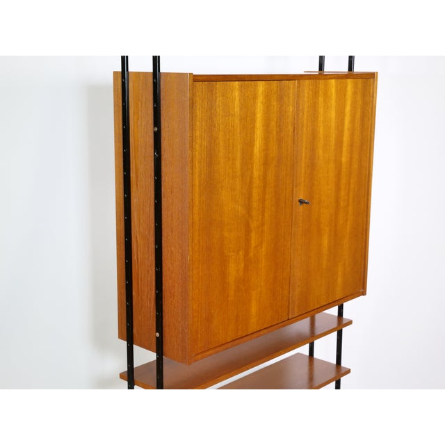 Teak Bookcase Shelving System, 1960s For Sale - Image 6 of 12