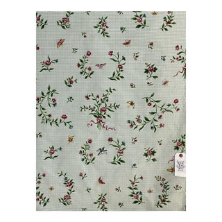 Scalamandre "Caprice Des Dames" Silk Print Fabric - 3 3/4 Yards For Sale