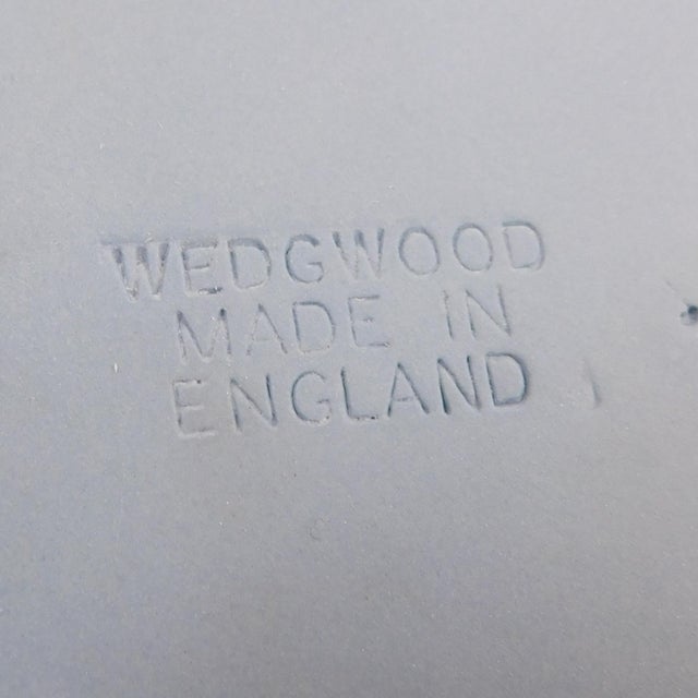 Wedgwood Blue Jasperware Vanity or Serving Platter With Cupid For Sale - Image 4 of 5