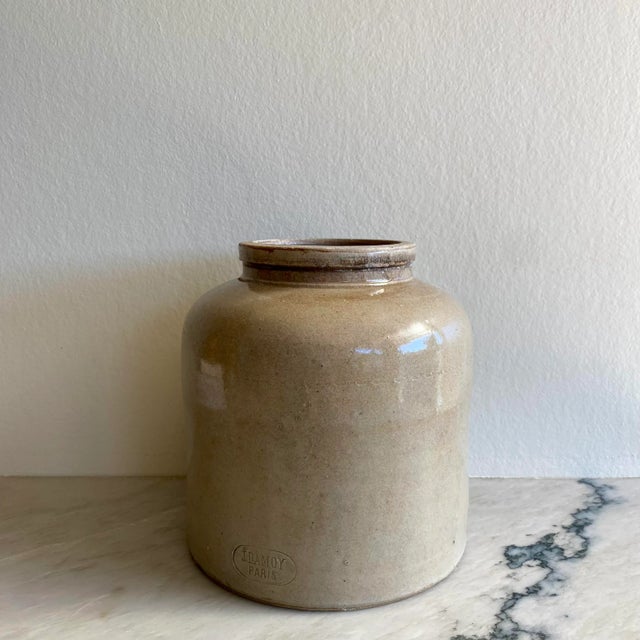 Ceramic Sandstone Pot, Paris, France, 1920s For Sale - Image 7 of 9