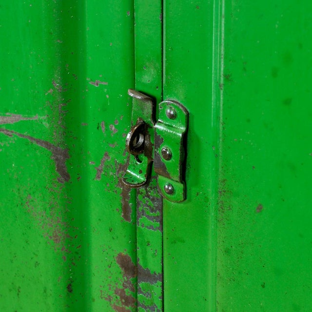 Metal Vintage Industrial Locker, 1950s For Sale - Image 7 of 16