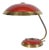 Mid-Century Modern Industrial Brass Enamel Table Lamp from Helo Leuchten, 1950s For Sale