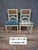 Charming pair of louis xvi style chairs, elegant and easy to integrate into any type of interior. their painted wooden...