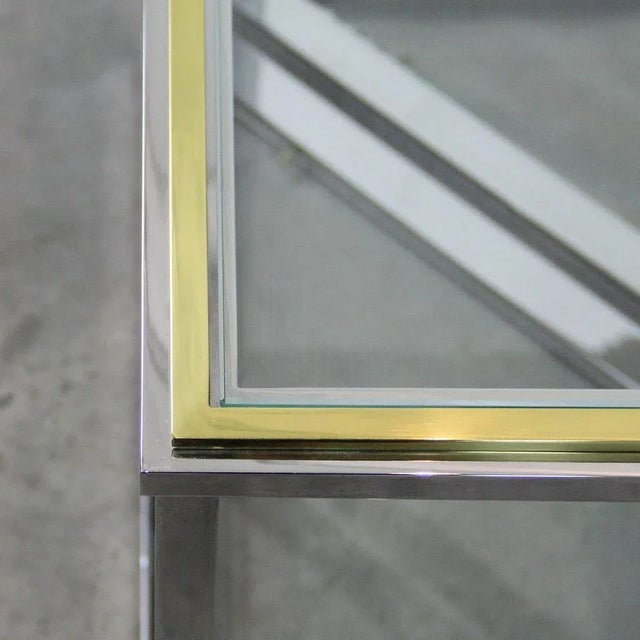 Glass Side Tables, 1970s, Set of 2 For Sale - Image 6 of 7