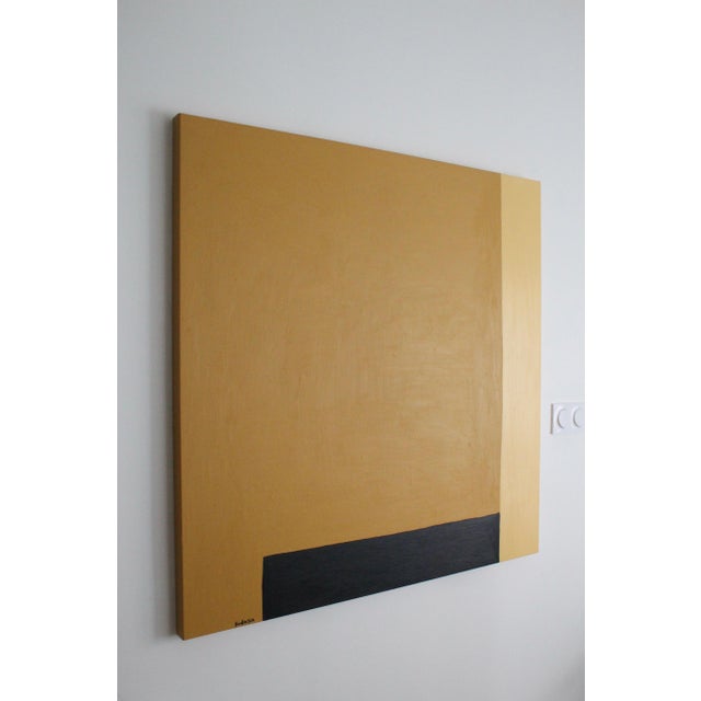 Early 21st Century Bodasca, Ochre Yellow, 2026, Acrylic on Canvas For Sale - Image 5 of 10