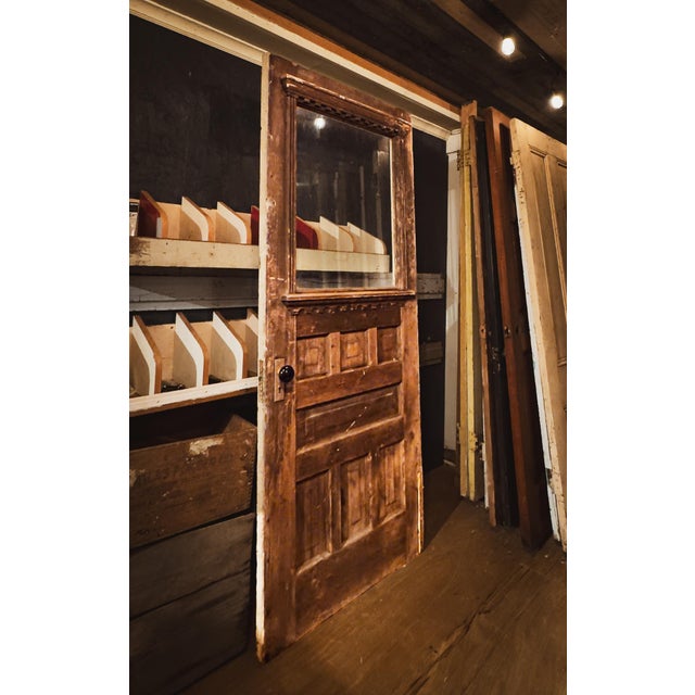 Wood Early 20th Century Wooden Door For Sale - Image 7 of 18