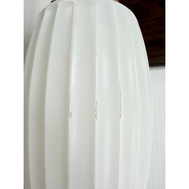 Wood 1960s Mid Century Modern Rosewood & Fluted Glass Double Wall Sconce For Sale - Image 7 of 11