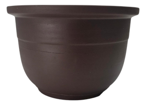 Chinese Tokoname Yixing Clay Bonsai Pot Round Basin Planter 9"
