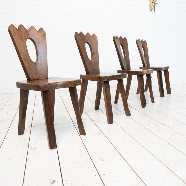 Elm Chairs, 1960s, Set of 4 For Sale - Image 4 of 7