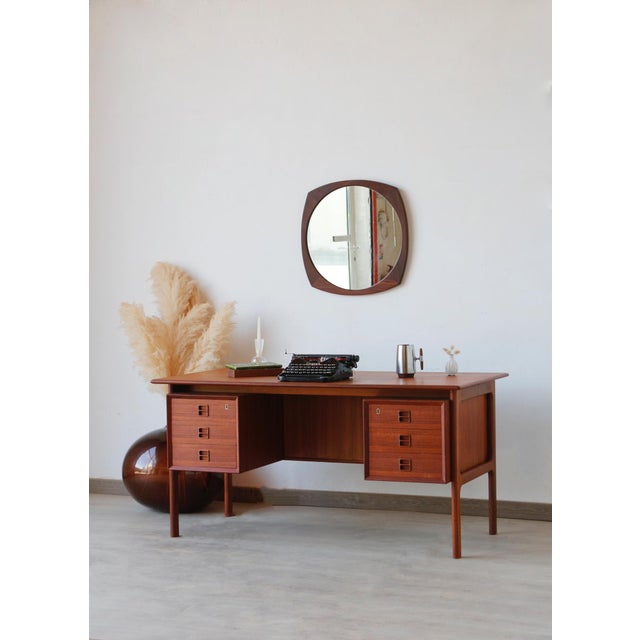 Danish Office in Teak by Erik Brouer, 1960s For Sale - Image 17 of 17