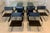 Marcel Breuer Set of 6 Matteo Grassi Mg5 Attributed Cantilevered Dining Chairs in Black Leather and Chrome, Italy, 1980s For Sale - Image 4 of 12