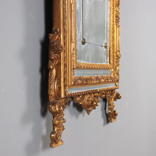 Carved and Gilded Baroque Style Mirror For Sale - Image 9 of 11