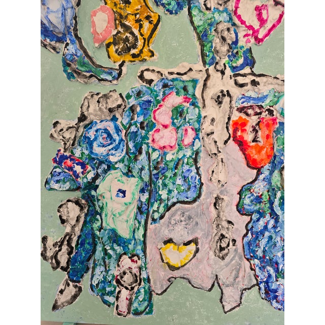 2020s 38" by 51" 'The Duchess' # 3 - One-of-a-Kind Contemporary Abstract Figurative Female Oil Painting by Diane Grant For Sale - Image 5 of 7