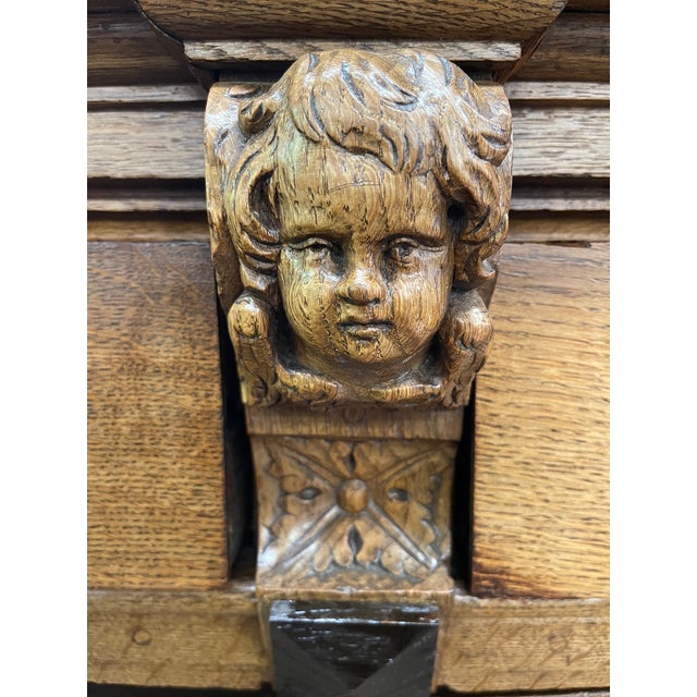 Antique Continental Flemish Renaissance Oak Buffet For Sale - Image 12 of 12