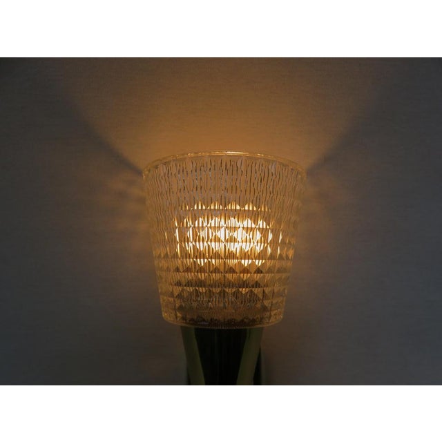 Wall Lights in Brass and Beige, 1950s, Set of 2 For Sale - Image 9 of 18