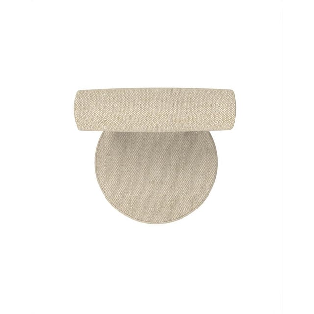 Not Yet Made - Made To Order Collector Modern Moca Bar Chair in Safire 14 Fabric and Smoked Oak by Studio Rig For Sale - Image 5 of 7