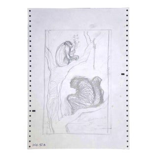 Leo Guida, On the Tree, Lithograph, 1970s For Sale