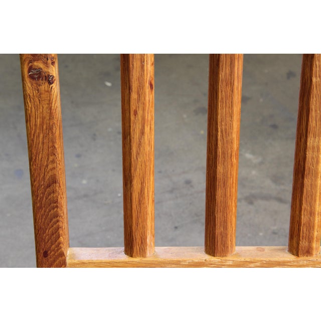 Vintage Danish Baroque Style Oak Farmhouse Chairs, 1940s, Set of 4 For Sale - Image 18 of 18