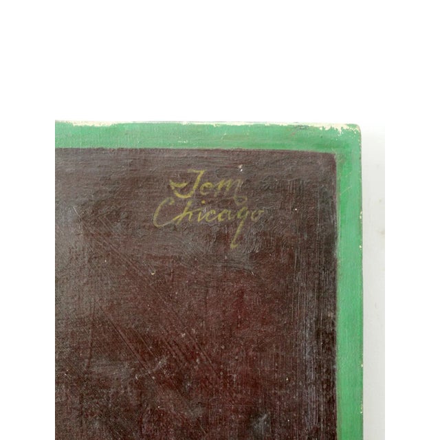 Mid-Century Modern Tom Palazzolo Painting Circa 1965 For Sale - Image 3 of 12