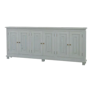 French Country Narrow Sideboard - Ocean Blue