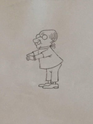 Maurice Sendak, Original Pencil Drawing from PIERRE, "I DONT CARE" (CBS 1970s)