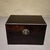 Brown Dark Hardwood Treasure Storage Box With Antique Brass Lock, Asian Chinoiserie Chest For Sale - Image 8 of 9