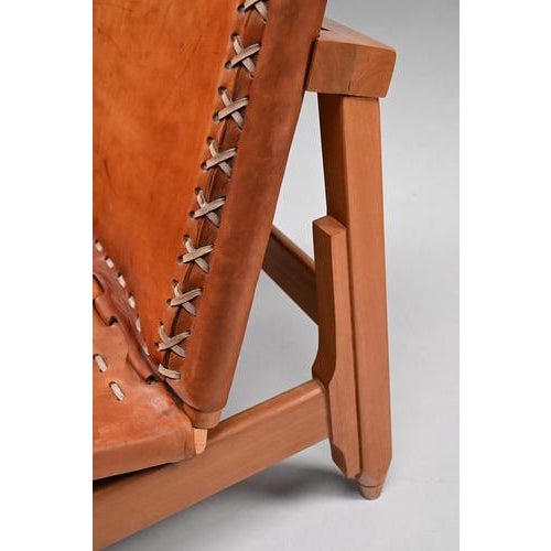 Low Chair by Werner Biermann for Arte Sano Colombia For Sale - Image 10 of 13