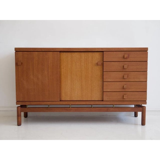 Teak & Brass Sideboard from La Permanente Mobili Cantù, 1960s For Sale - Image 14 of 14