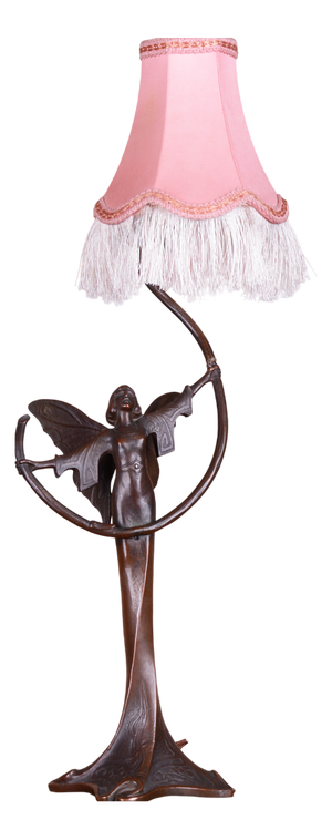 Art Nouveau Table Lamp in Brass, 1890s