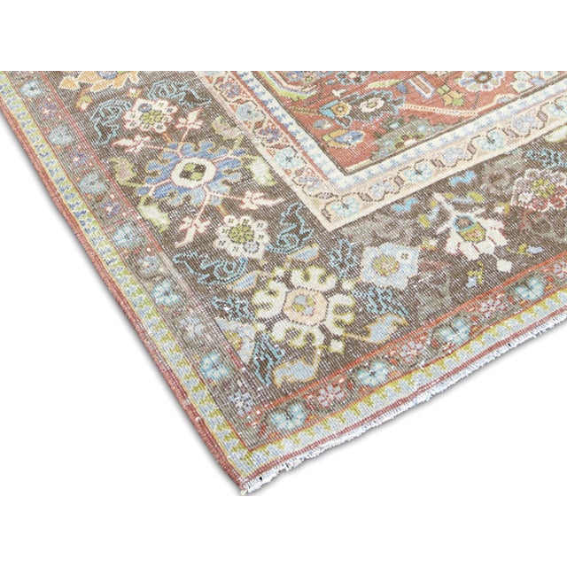 Transitional 1920s Persian Mahal Rug For Sale - Image 3 of 5
