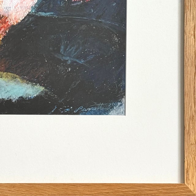 Vintage Expressionist Figurative Study, Signed (Mixed Media on Paper) For Sale - Image 4 of 4