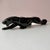 Mid-Century Modern Vintage Ceramic Black Panther Statue For Sale - Image 3 of 9