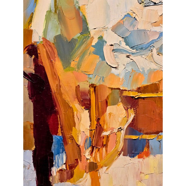 Nicola Simbari - Saffron Daydream - 1964 Oil Painting For Sale - Image 9 of 12