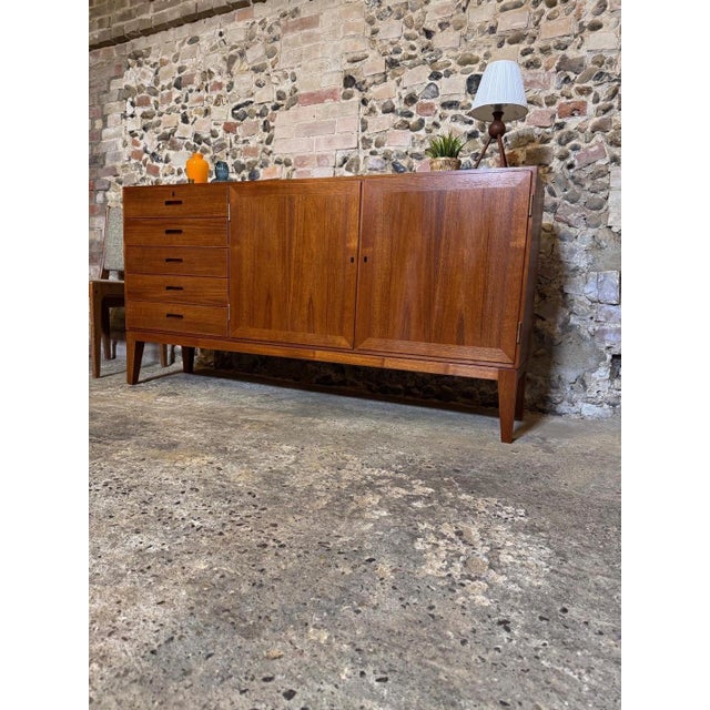 Mid-Century Danish Teak Sideboard by Kai Winding, 1960s For Sale - Image 3 of 18