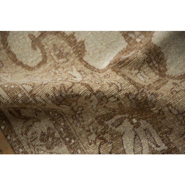 Sand Vintage Distressed Kars Carpet - 5'11" x 9'2" For Sale - Image 8 of 9