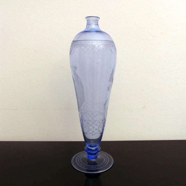 1930s Mid-Century Murano Glass Bottle by Guido Balsamo Stella for SALIR, 1940s For Sale - Image 5 of 17